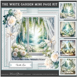 The White Garden Mini Page Kit