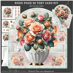 Rosie Posie 02 Tent Card Kit