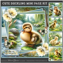Cute Duckling Mini Page Kit