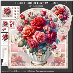 Rosie Posie 03 Tent Card Kit