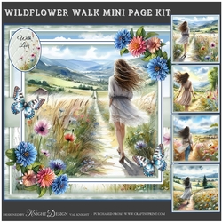 Wildflower Walk Mini Page Kit