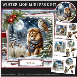 Winter Lion Mini Page Kit