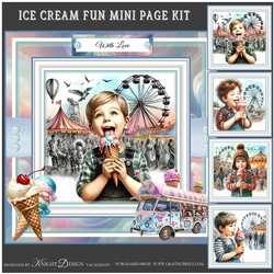 Ice Cream Fun Mini Page Kit