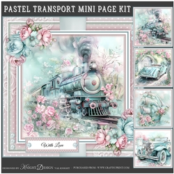 Pastel Transport Mini Page Kit
