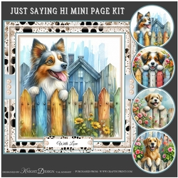 Just Saying Hi Mini Page Kit