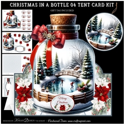 Christmas In A Bottle 04 Tent Card Kit