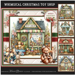 Whimsical Christmas Toy Shop Mini Page Kit