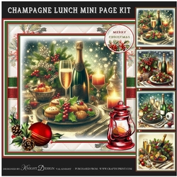 Champagne Lunch Mini Page Kit