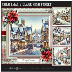 Christmas Village High Street Mini Page Kit