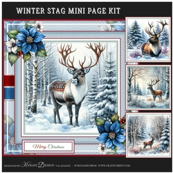 Winter Stag Mini Page Kit