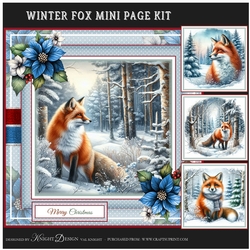Winter Fox Mini Page Kit