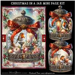 Christmas In A Jar Mini Page Kit