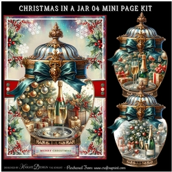 Christmas In A Jar 04 Mini Page Kit