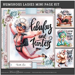 Humorous Ladies Mini Page Kit