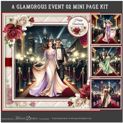 A Glamorous Event 02 Mini Page Kit