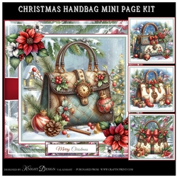 Christmas Handbag Mini Page Kit