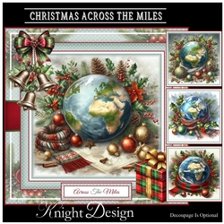 Christmas Across The Miles Mini Page Kit
