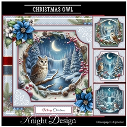 Christmas Owl Mini Page Kit