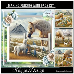 Making Friends Mini Page Kit