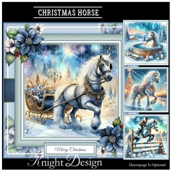 Christmas Horse Mini Page Kit
