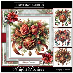 Christmas Baubles Mini Page Kit