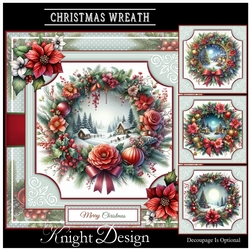 Christmas Wreath Mini Page Kit