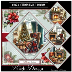 Cozy Christmas Room Mini Page Kit