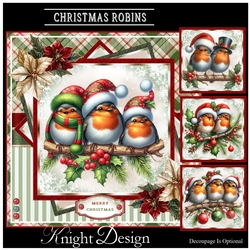 Christmas Robins Mini Page Kit