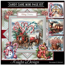 Candy Cane Mini Page Kit
