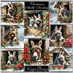 Christmas Stable Donkey