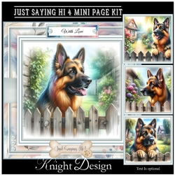 Just Saying Hi 4 Mini Page Kit