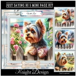 Just Saying Hi 5 Mini Page Kit