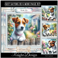 Just Saying Hi 6 Mini Page Kit