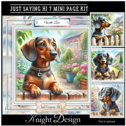 Just Saying Hi 7 Mini Page Kit