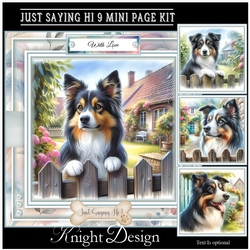 Just Saying Hi 9 Mini Page Kit