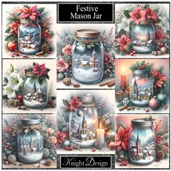Festive Mason Jar