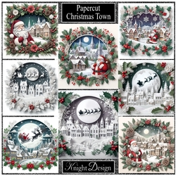 Papercut Christmas Town
