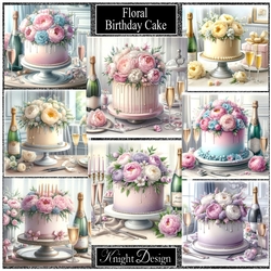 Floral Birthday Cake