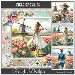 Field Of Tulips Mini Page Kit