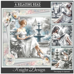 A Relaxing Read Mini Page Kit