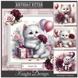 Birthday Kitten Mini Page Kit