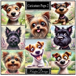 Caricature Pups 2