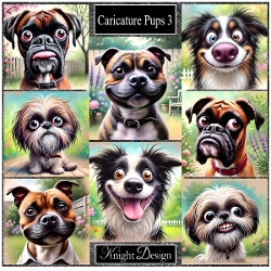 Caricature Pups 3