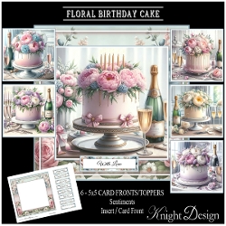 Floral Birthday Cake