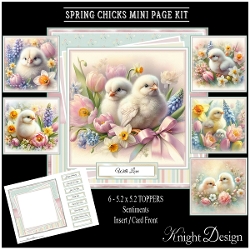 Spring Chicks Mini Page Kit