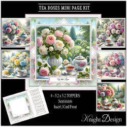 Tea Roses Mini Page Kit