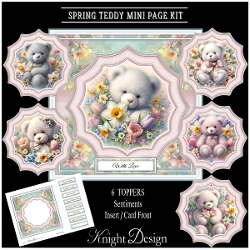 Spring Teddy Mini Page Kit