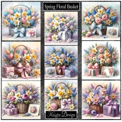 Spring Floral Basket