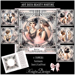 Art Deco Beauty Routine Mini Page Kit