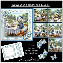 Donald Duck Birthday Mini Page Kit